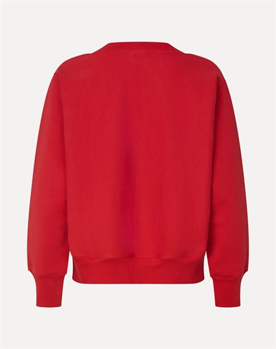 Stine Goya - Side Panel Sweatshirt - Fiery Red 